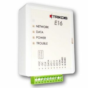Comunicator ethernet panou alarma E16 Trikdis TX-E16, 18 V imagine