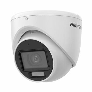 Camera supraveghere dome Hikvision Smart Hybrid Light DS-2CE76K0T-LMFS, 5 MP, IR 30 m/lumina alba 20 m, 2.8 mm imagine