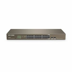 Switch cu 24 porturi Gigabite IP-COM G1024F, 8000 MAC, 48 Gbps, fara management imagine
