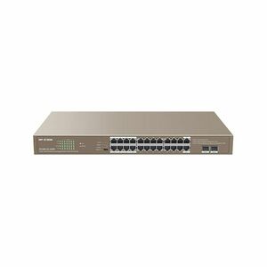 Switch 24 de porturi IP-COM G1126P-24-410W, 2 porturi SFP, 48 Gbps, 35.7 Mpps, 8.000 MAC, PoE, fara management imagine
