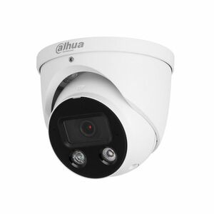 Camera supraveghere Dome IP cu iluminare duala Dahua WizSense Active Deterrence IPC-HDW3849H-AS-PV-0360B-S4, 8 MP, lumina alba/IR 30 m, 3.6 mm, microfon, slot card, PoE imagine