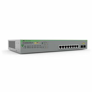 Switch cu 8 porturi PoE AT-GS950/10PSV2-50 Allied Telesis, 20 Gbps, 14.88 Mpps, 8000 MAC, fara management imagine