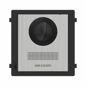 Videointerfon exterior modular IP Hikvision DS-KD8003-IME1B/NS, 2 MP, IR, 2000 utilizatori, PoE, aparent/ingropat imagine