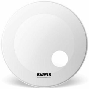 Evans BD24RGCW EQ3 Coated White 24" White Față de rezonanță pentru tobe imagine