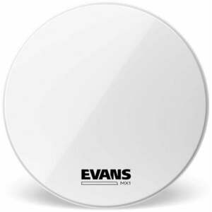 Evans BD22MX1W MX1 Marching Bass White 22" Feță pentru tobă de fanfară imagine
