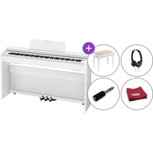 Casio PX 870 White Set White Wood Tone Pian digital imagine