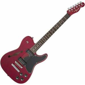 Fender Jim Adkins JA-90 Telecaster Thinline IL Crimson Red Transparent imagine