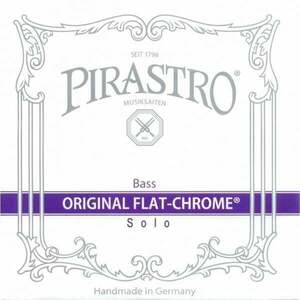 Pirastro Original Flat-Chrome Solo bass SET Corzi pentru contrabas imagine