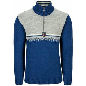 Dale of Norway Lahti Mens Knit Sweater Indigo/Light Charcoal/Off White L Săritor imagine