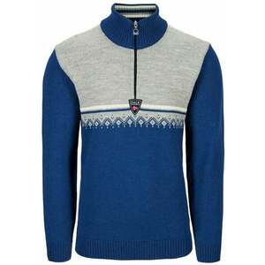 Dale of Norway Lahti Mens Knit Sweater Indigo/Light Charcoal/Off White XL Săritor imagine