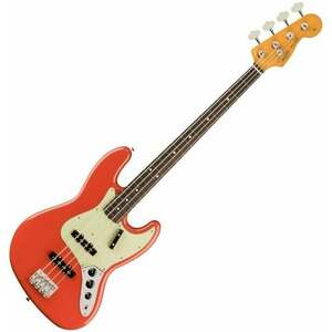 Fender Vintera II 60s Jazz Bass RW Roșu Fiesta imagine
