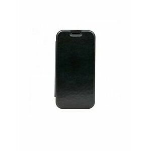 Husa pentru pentru Samsung Galaxy S7 Edge Tellur TLL181011T, rezistenta la socuri, flip cover, silicon + piele ecologica, Negru imagine