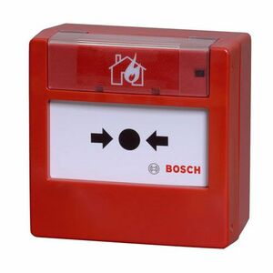 Buton de incendiu analog-adresabil Bosch FMC-420RW-GSGRD, IP54, rosu imagine