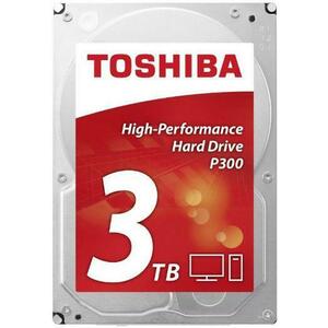 HDD Desktop Toshiba P300, 3TB, 3.5, SATA III 600, 64 MB Buffer, Bulk imagine