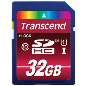 Card de memorie Transcend SDHC, 32GB, Clasa 10, UHS-I imagine