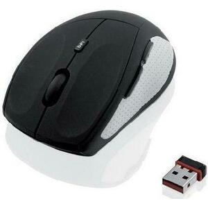Mouse Optic Wireless I-BOX JAY PRO, USB, 1600 DPI (Negru/Gri) imagine