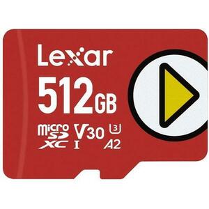 Card de memorie Lexar PLAY microSDXC, 512GB, UHS-I U3, V30, A2, Clasa 10 imagine
