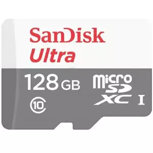 Card de memorie MicroSDXC SanDisk, 128GB, CL10, include adaptor SD imagine