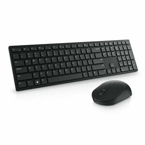 Kit Tastatura + Mouse wireless Dell Pro KM5221W, Layout US Intl, Negru imagine