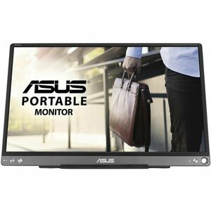 Monitor Asus portabil MB16ACE, 15.6 FHD, 5ms, Silver-Black imagine