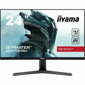 Monitor LED IIyama Gaming Red Eagle G-MASTER G2470HSU-B1 23.8 inch FHD IPS 0.8 ms 165 Hz FreeSync Premium imagine