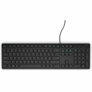 Keyboard Dell KB216, wired, US INT layout, black, multimedia, USB imagine