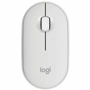 Mouse wireless Logitech Pebble 2 M350s, bluetooth, dongleless, Tonal White imagine