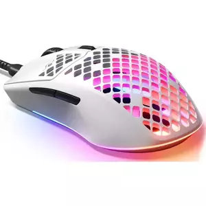 Mouse Gaming SteelSeries Aerox 3 (2022) Snow Edition imagine