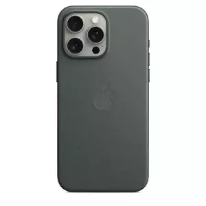 Husa de protectie Apple FineWoven cu MagSafe pentru iPhone 15 Pro Max Evergreen imagine