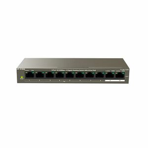 Switch cu 10 porturi IP-COM F1110P-8-102W, 5.6 Gbps, 23.6 Mpps, 4000 MAC, fara management imagine
