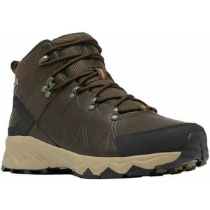 Columbia Men's Peakfreak II Mid OutDry Leather Shoe Cordovan/Black 42 Pantofi trekking de bărbați imagine
