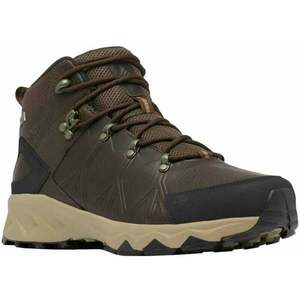 Columbia Men's Peakfreak II Mid OutDry Leather Shoe Cordovan/Black 43 Pantofi trekking de bărbați imagine