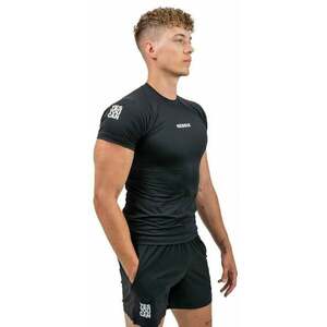 Nebbia Workout Compression T-Shirt Performance Black 2XL Tricouri de fitness imagine