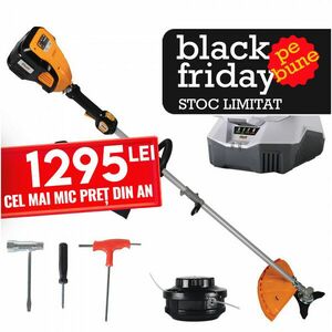 Kit Complet Cositoare electrica (trimmer) iHunt Strong Brush Cutter 58V Power imagine