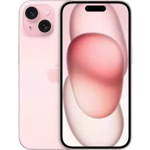 Telefon Mobil Apple iPhone 15 256GB Flash Nano SIM + eSIM 5G Pink imagine