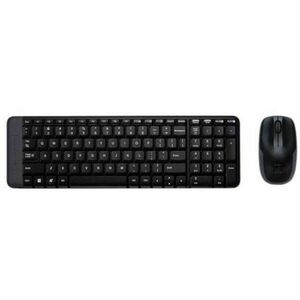 Kit wireless tastatura + mouse Logitech MK220, Negru imagine