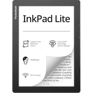 eBook Reader PocketBook Inkpad Lite, ecran tactil 9.7 E Ink Carta™, 825 × 1200 pixeli, 150dpi, 8GB, G-sensor, SMARTlight, WiFi, gri imagine