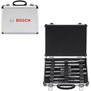 Set 11 accesorii Bosch SDS-PLUS, datla, burghie pentru beton + cutie depozitare imagine