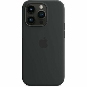 Husa de protectie Apple Silicone Case with MagSafe pentru iPhone 14 Pro, Midnight imagine
