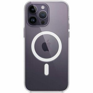 Husa de protectie Apple Clear Case with MagSafe pentru iPhone 14 Pro Max, Transparent imagine