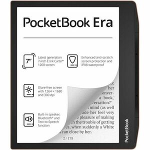 eBook Reader PocketBook Era, ecran tactil 7, E Ink Carta, 300dpi, Bluetooth, SMARTlight, IPX8 imagine