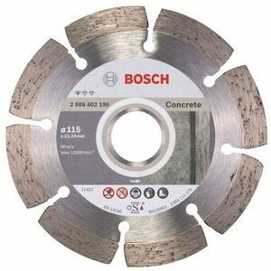 Disc diamantat Bosch Standard pentru beton, 115 x 22, 23 x 1.6 x 10 mm imagine