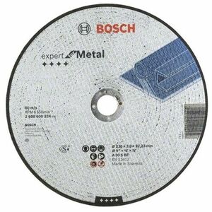 Disc taiere metal Bosch 2608600324, 230 mm diametru, 3 mm grosime imagine
