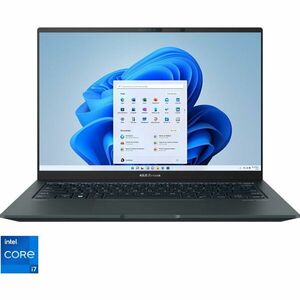 Ultrabook ASUS 14.5'' Zenbook 14X OLED UX3404VC, 2.8K 120Hz, Procesor Intel® Core™ i7-13700H (24M Cache, up to 5.00 GHz), 16GB DDR5, 1TB SSD, GeForce RTX 3050 4GB, Win 11 Pro, Inkwell Gray imagine