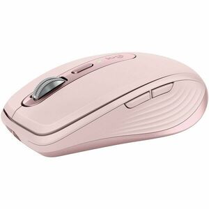 Mouse wireless Logitech MX Anywhere 3S, 2.4GHz&Bluetooth, Silent, Scroll MagSpeed, Multidevice, USB-C, Rose imagine