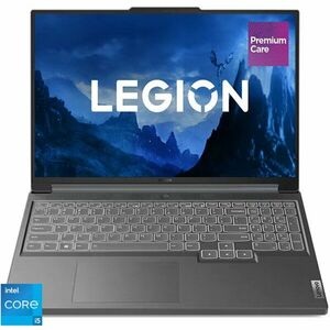 Laptop Gaming Lenovo Legion Slim 5 16IRH8 cu procesor Intel® Core™ i5-13500H pana la 4.70 GHz, 16, WQXGA, IPS, 165Hz, 16GB, 512GB SSD, NVIDIA GeForce RTX 4060 8GB GDDR6, No OS, Storm Grey, 3y on-site Premium Care imagine