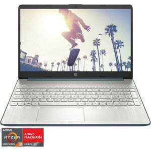 Laptop HP 15s-eq2028nq cu procesor AMD Ryzen™ 3 5300U pana la 3.80 GHz, 15.6, Full HD, IPS, 8GB DDR4, 256GB SSD, AMD Radeon™ Graphics, Free DOS, Blue imagine