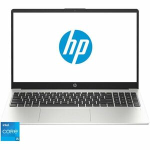 Laptop HP 250 G10 cu procesor Intel Core i5-1335U 10-Core (1.3GHz, up to 4.6GHz, 12MB), 15.6 inch FHD, Intel UHD Graphics, 16GB DDR4, SSD, 512GB PCIe NVMe, Free DOS, Turbo Silver imagine