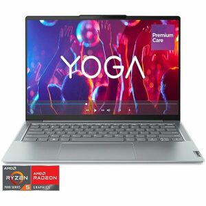 Laptop ultraportabil Lenovo Yoga Slim 6 14APU8 cu procesor AMD Ryzen™ 5 7540U pana la 4.90 GHz, 14, WUXGA, OLED, 16GB, 1TB SSD, AMD Radeon™ 740M Graphics, No OS, Misty Grey, 3y on-site Premium Care imagine