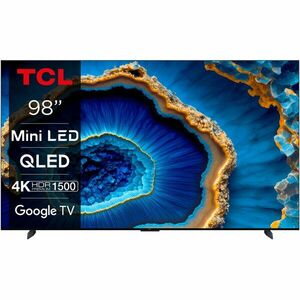 Televizor TCL MiniLed 98C805, 248 cm, Smart Google TV, 4K Ultra HD, 100hz, Clasa G imagine